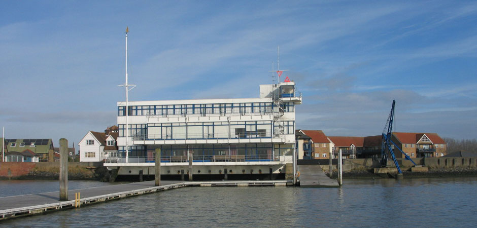 The listed Royal Corinthian Yacht Club (RCYC) Essex